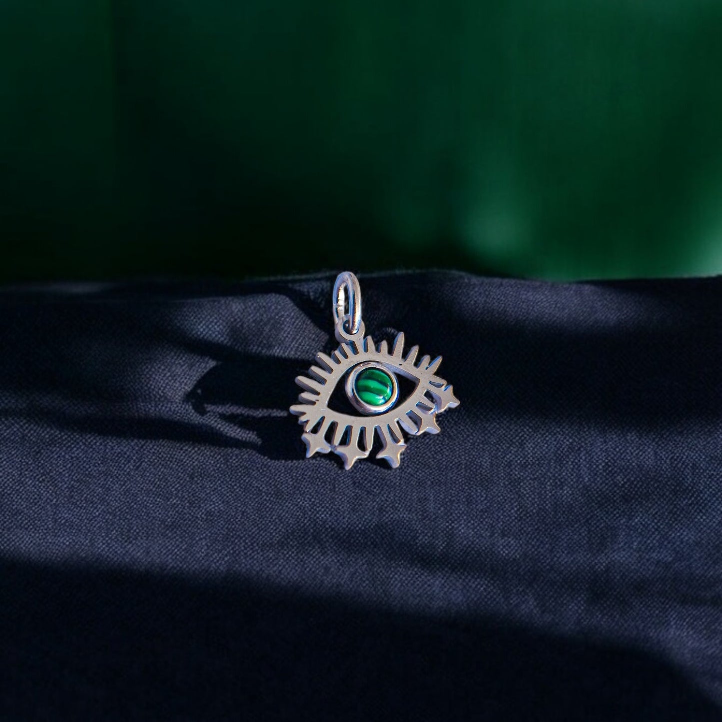 Occhio Nazar malachite