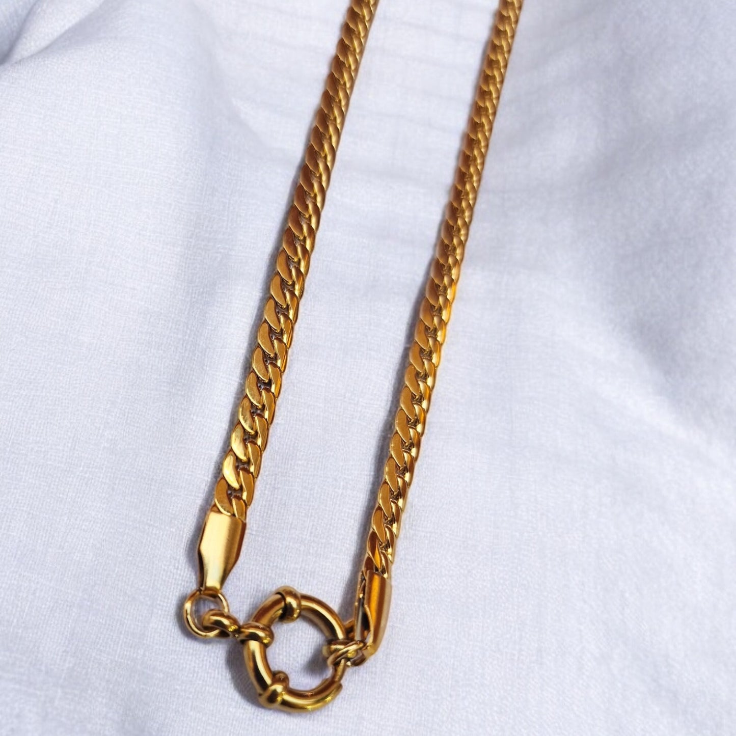 Catena Snake a maglia piatta