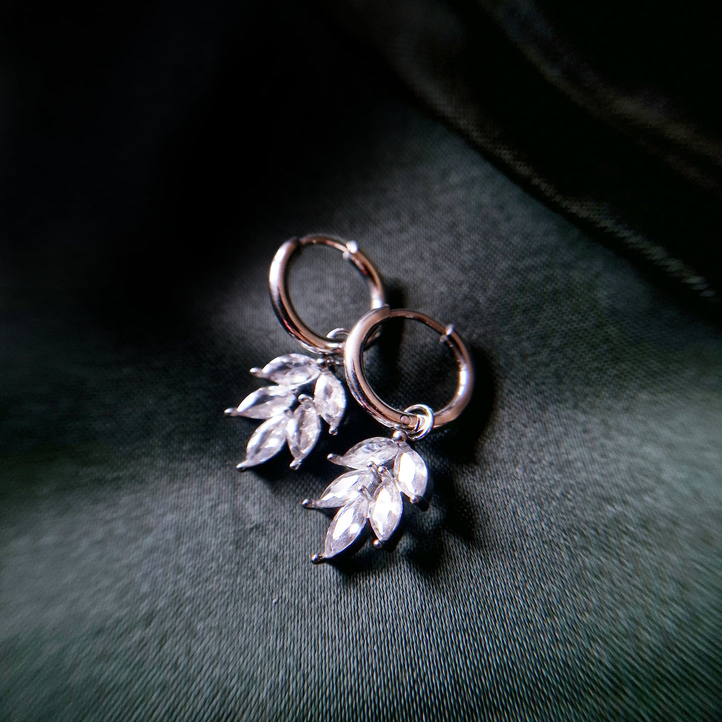 Orecchini Folia argento