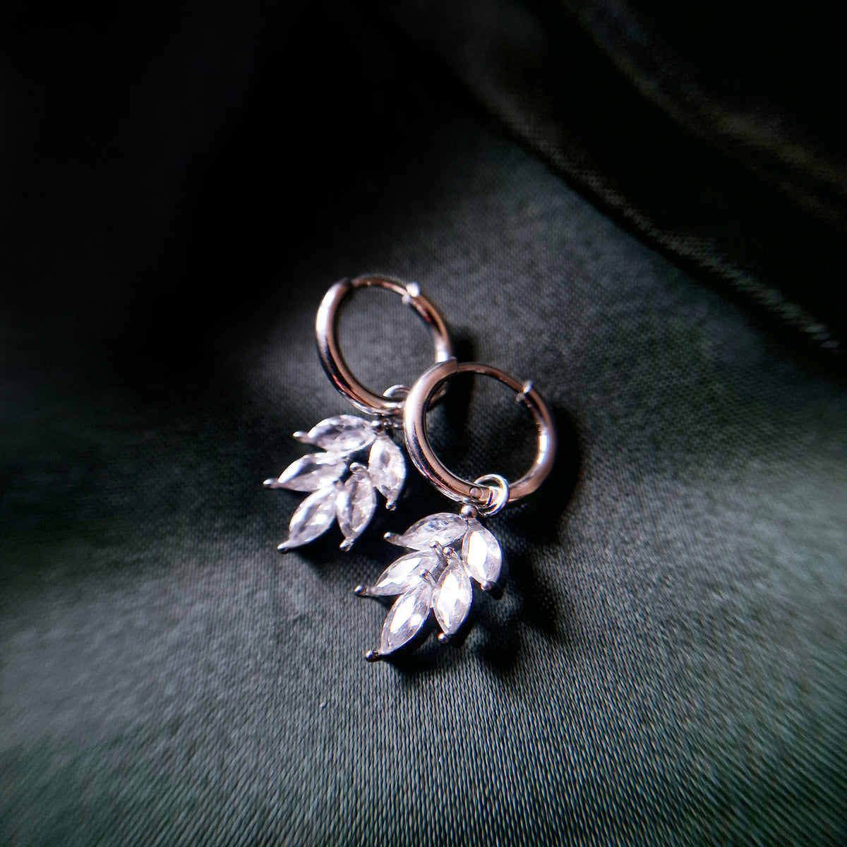 Orecchini Folia argento