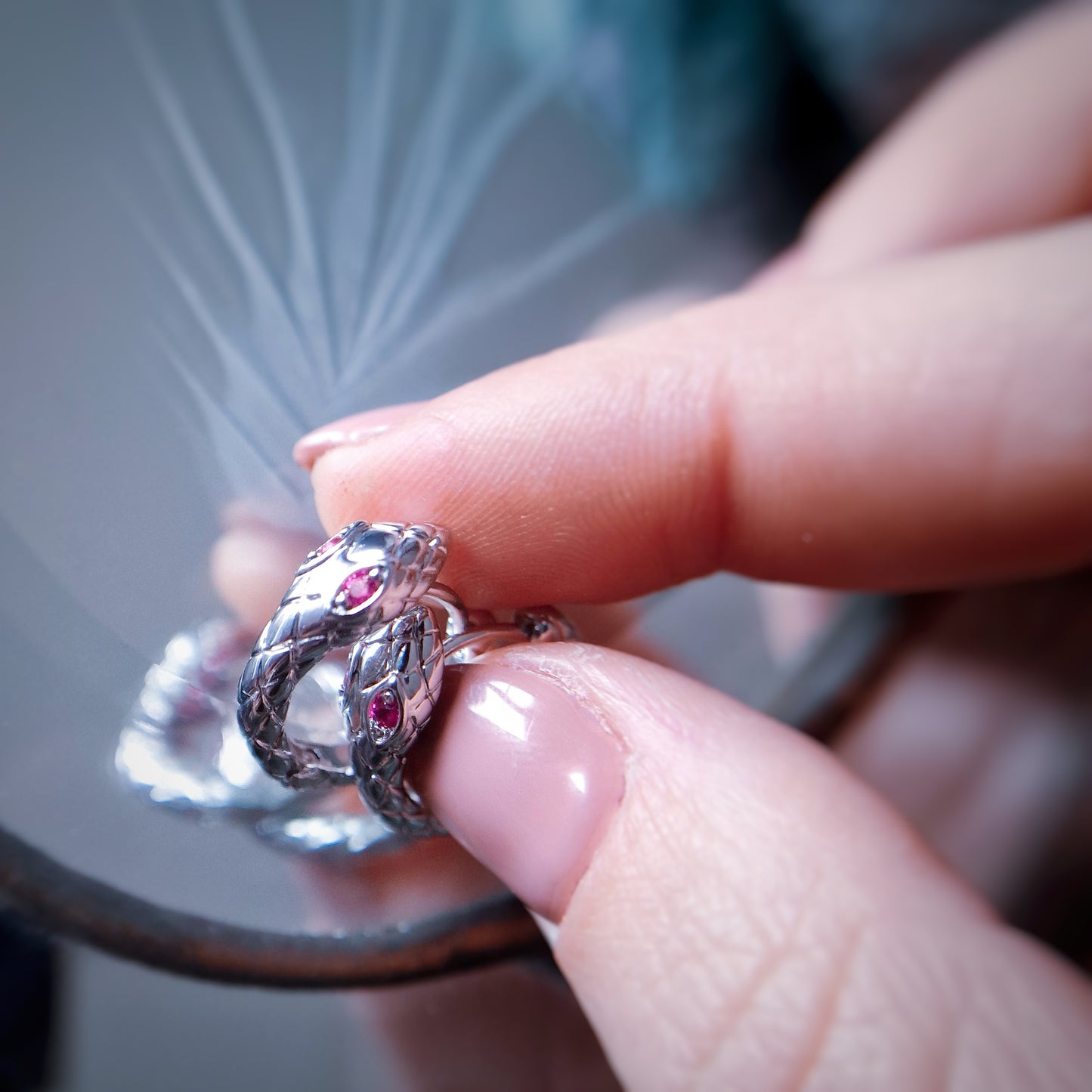 Orecchini Comae argento