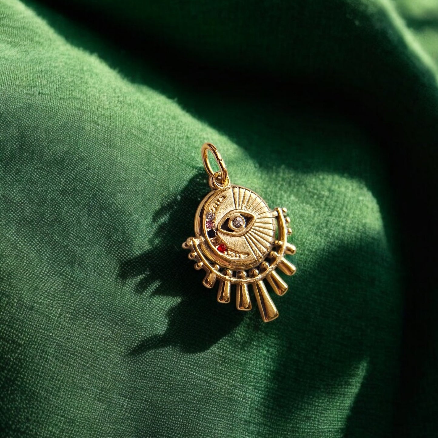 Evil eye multicolor e Luna