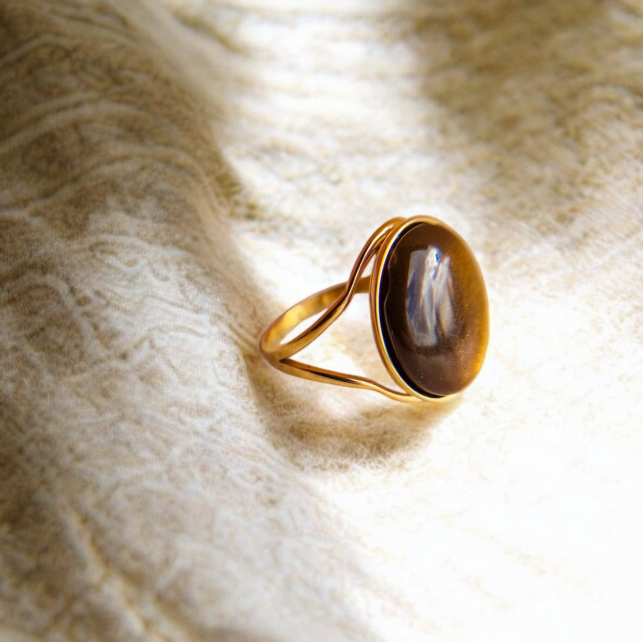 Anello Tiger eye