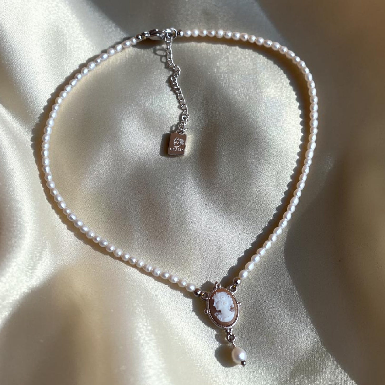 Collier Clori pendente - argento