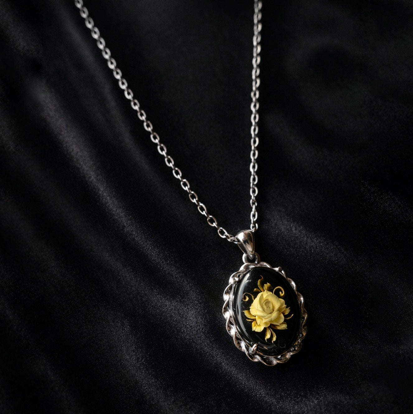 Girocollo Metamorfosi - Rosa argento