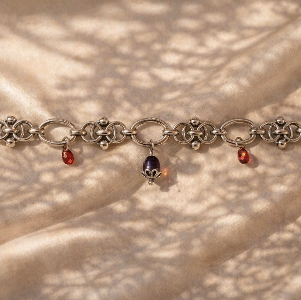 Choker Tudor - argento