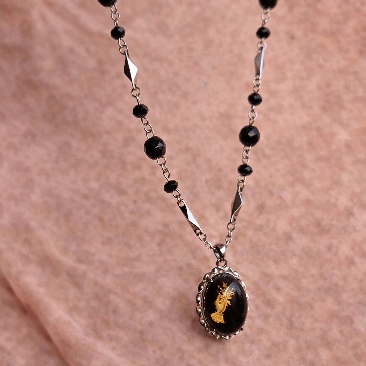 Cime Tempestose - ambra baltica argento