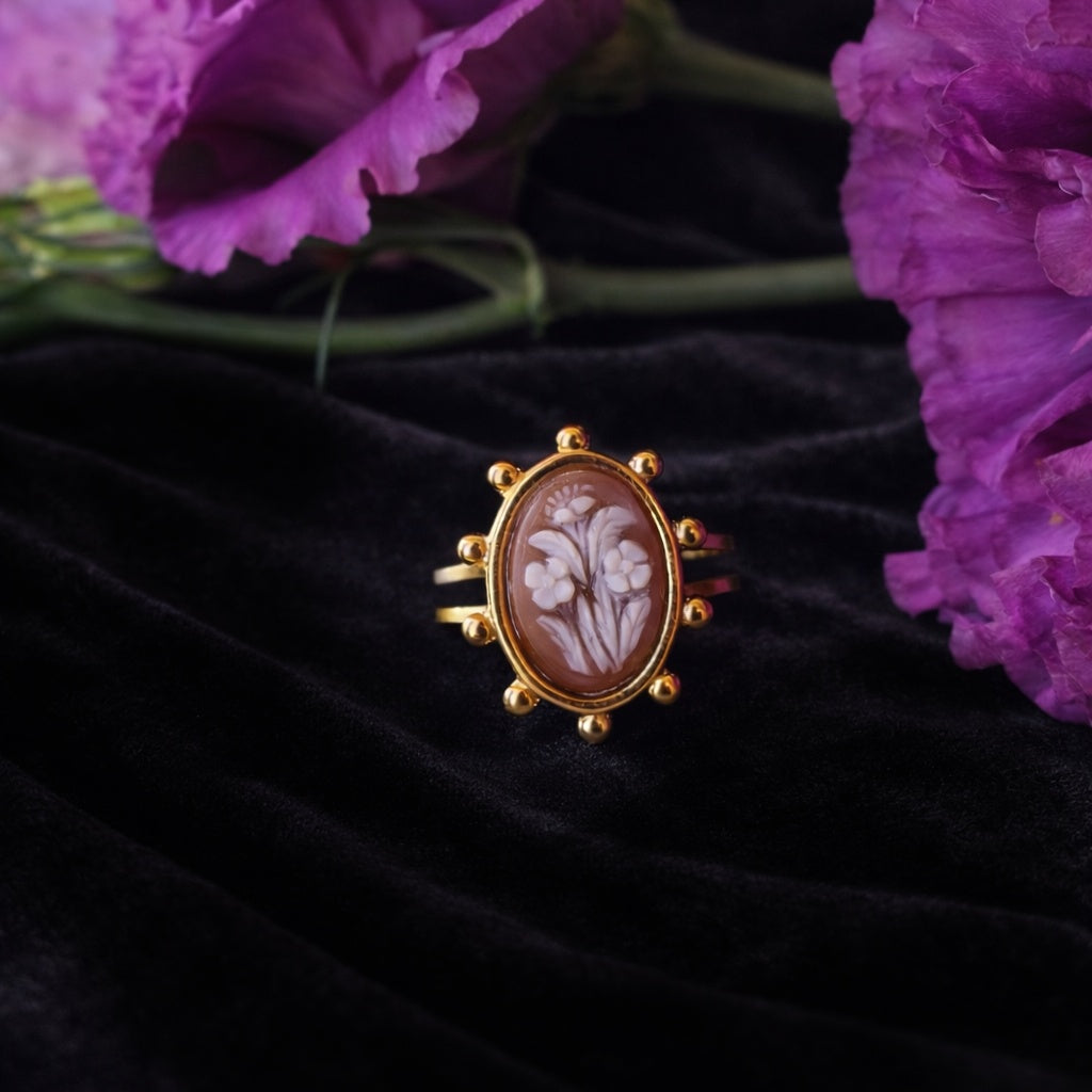 Fiori del male, I - cammeo in oro