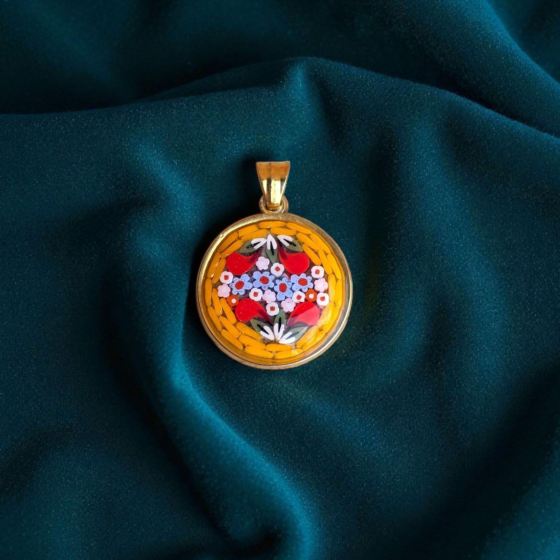 Ciondolino ocra oro