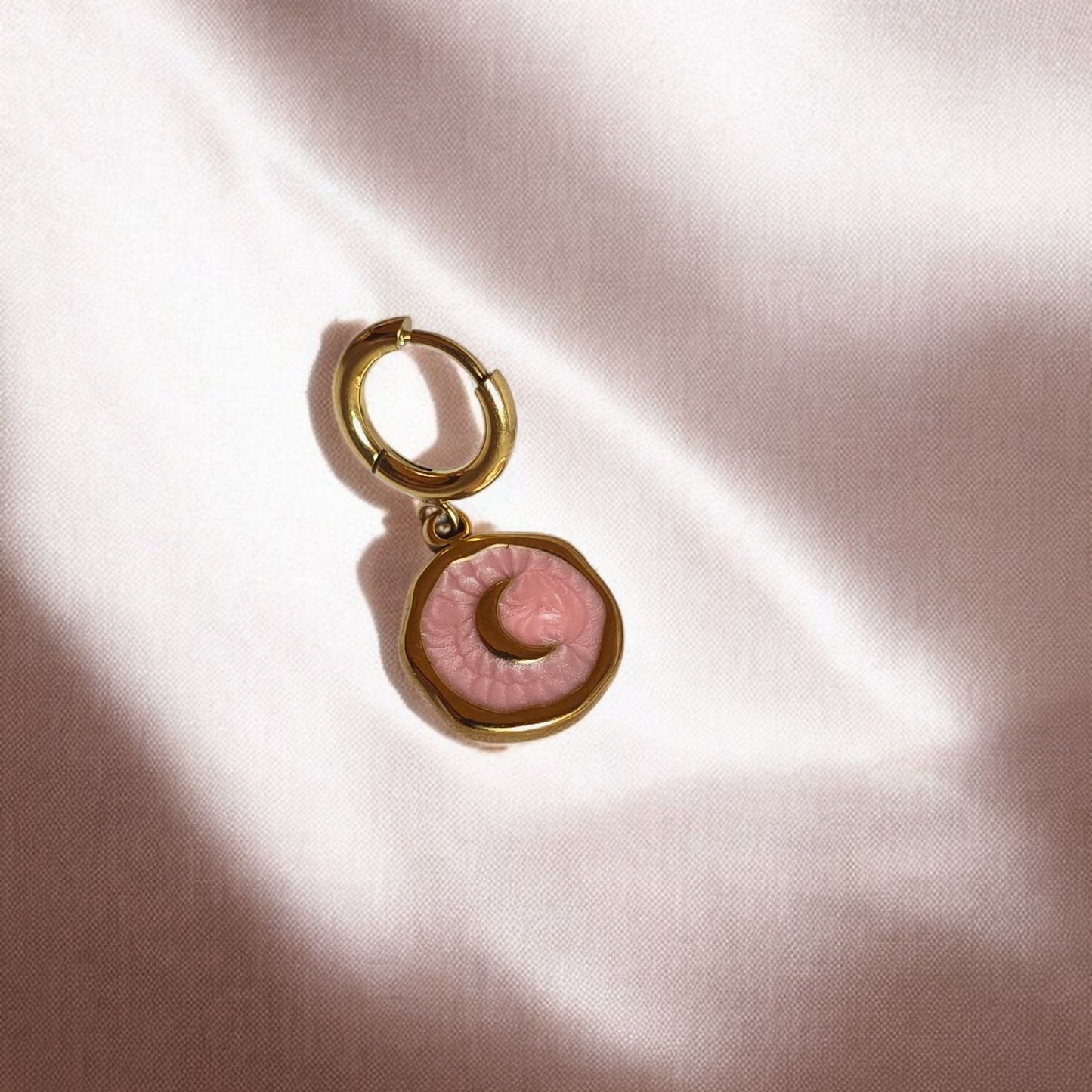 Lunetta smalto rosa