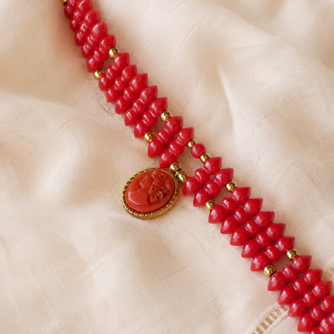 Collier Circe in corallo
