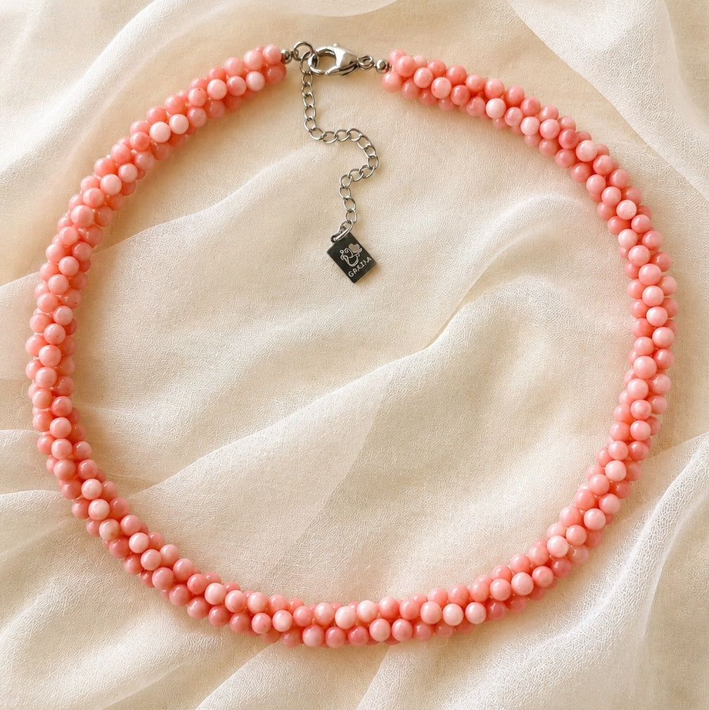Collier TVLLIA - corallo rosa
