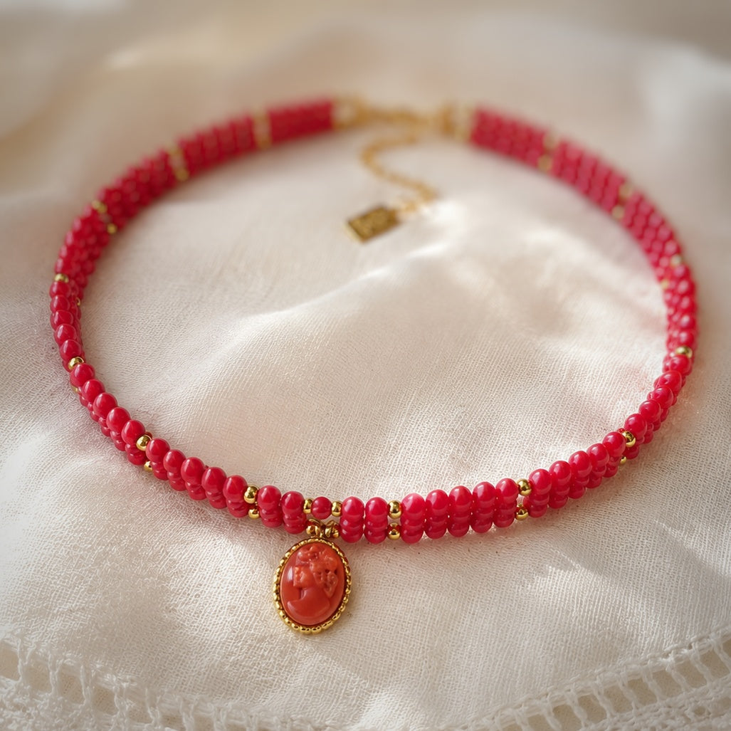 Collier Circe in corallo