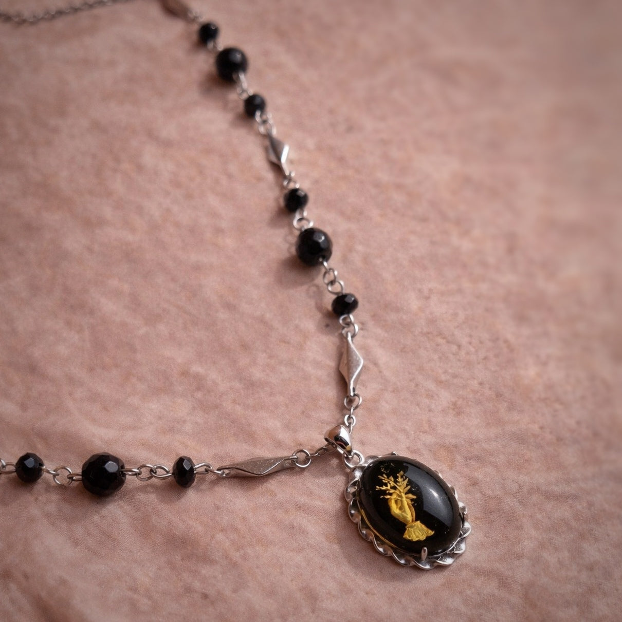 Cime Tempestose - ambra baltica argento