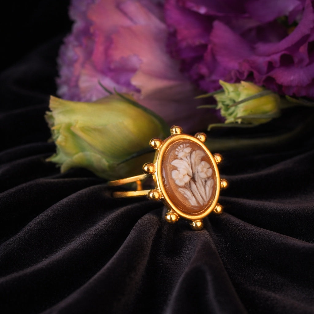 Fiori del male, I - cammeo in oro