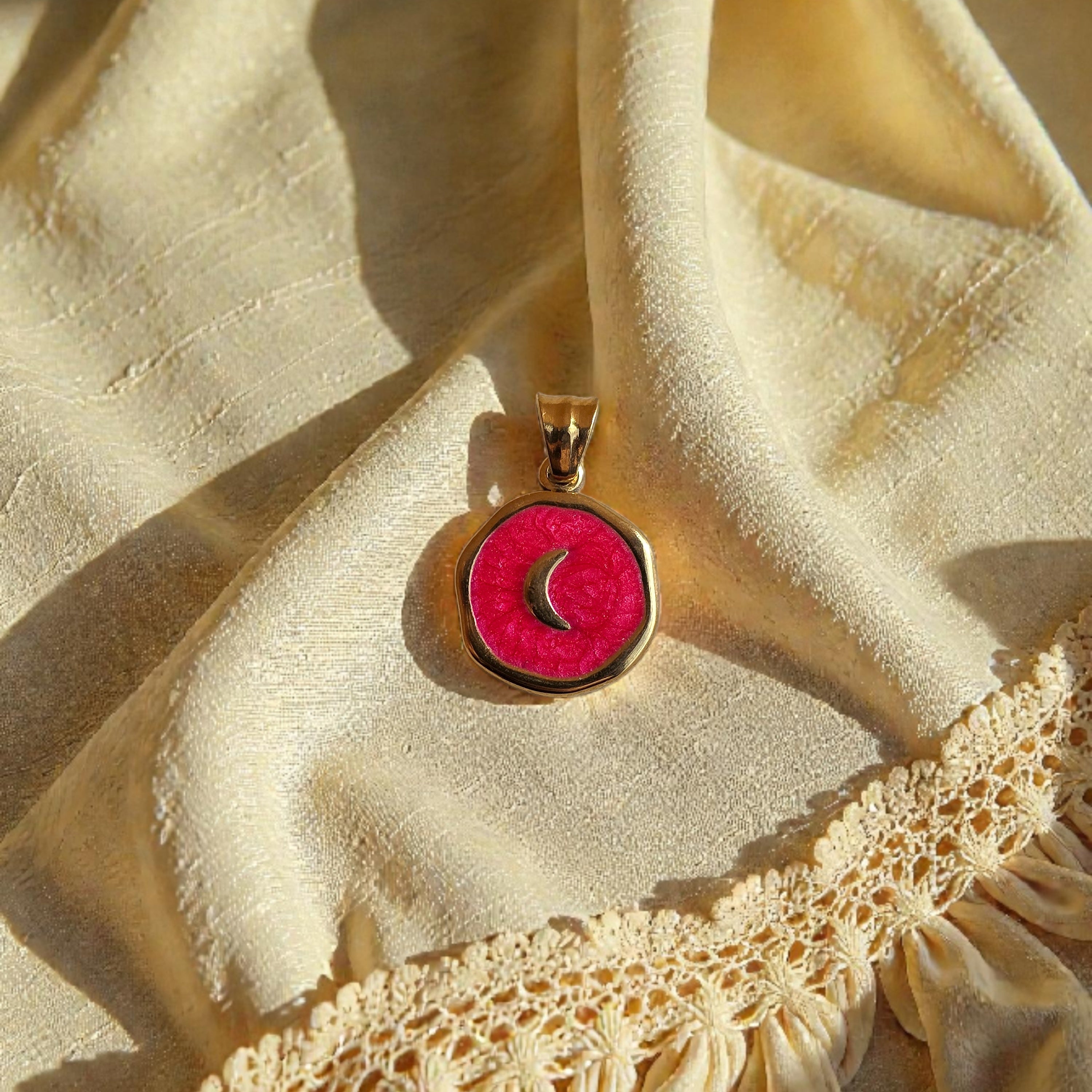 Lunetta smalto magenta