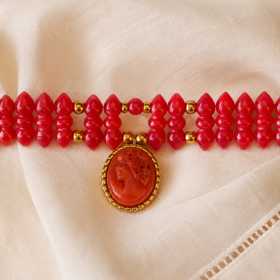 Collier Circe in corallo