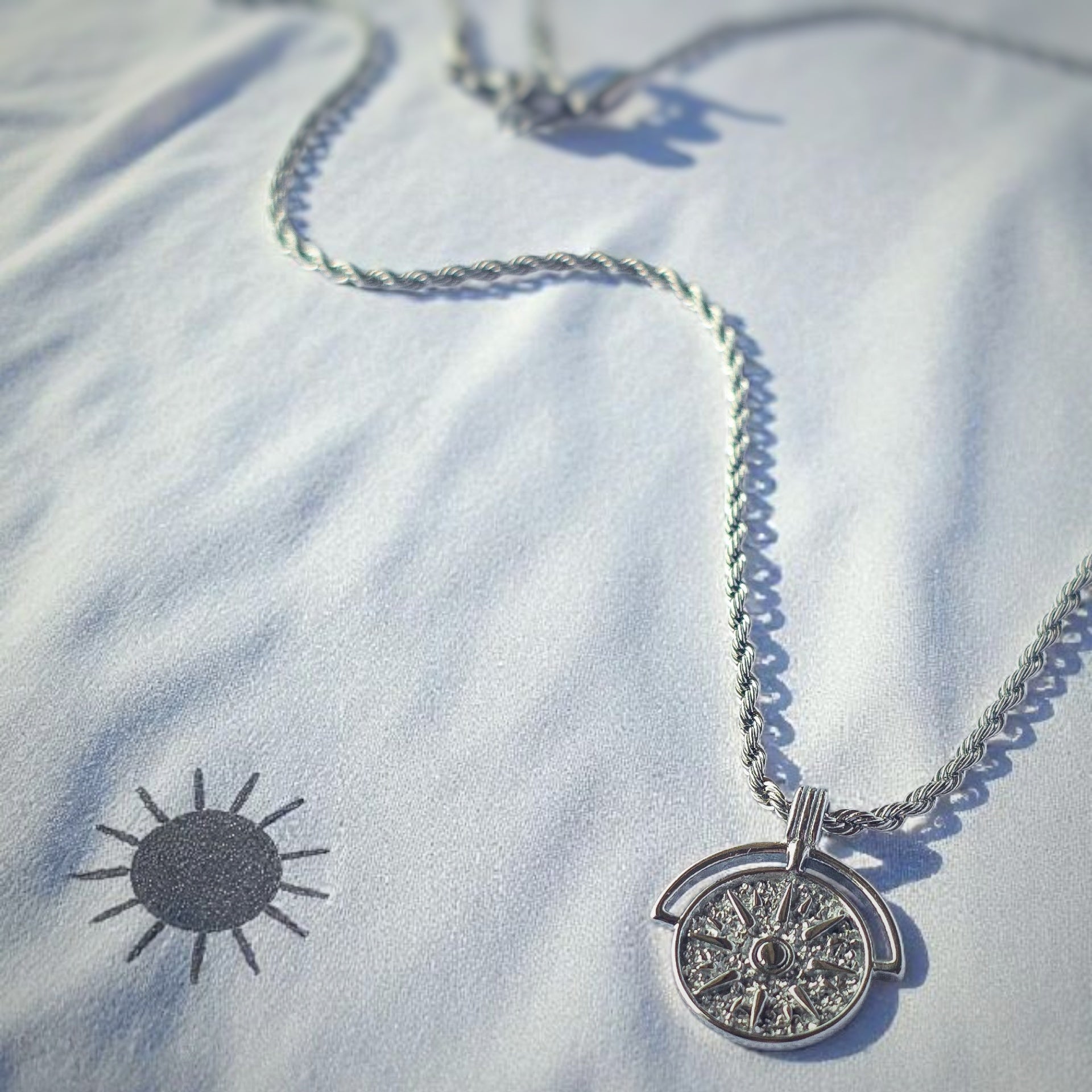 Girocollo Sole Numisma argento