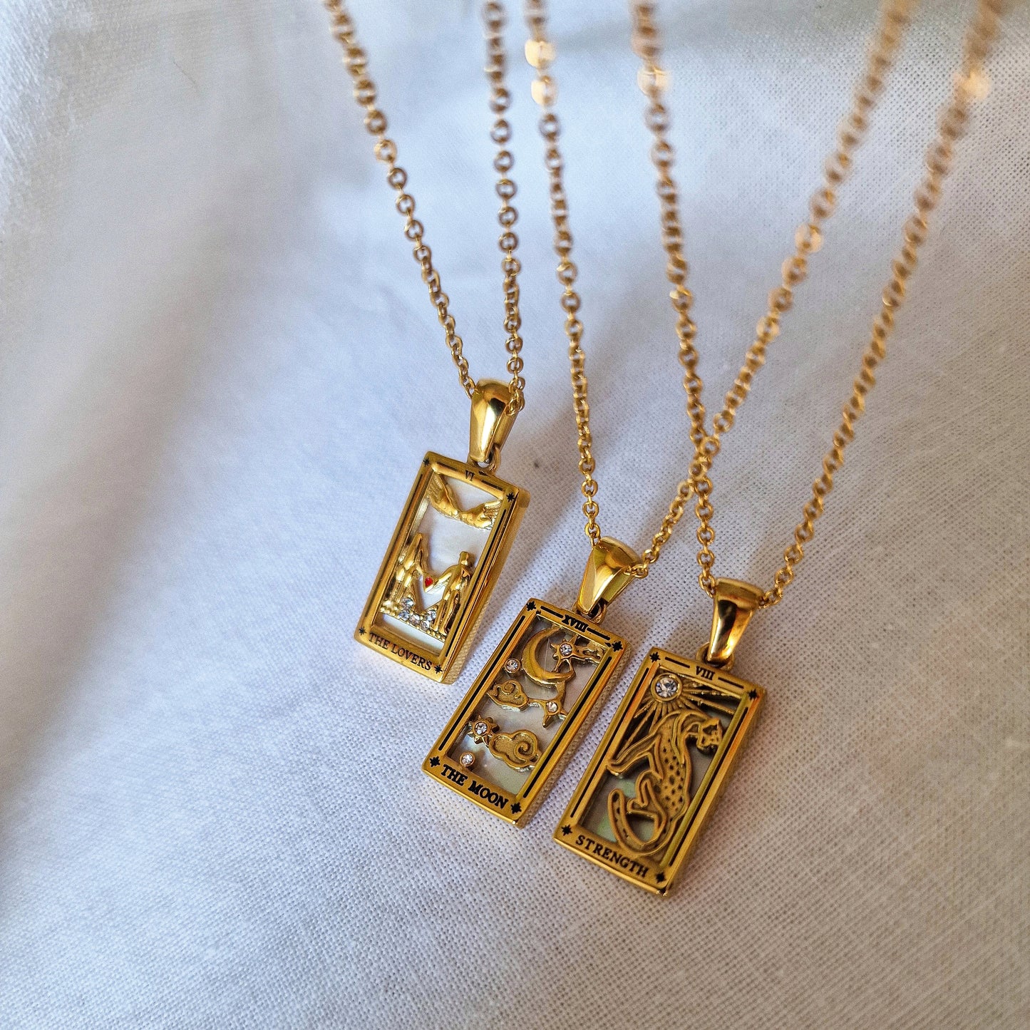 The TAROT COLLECTION stone minimal edition - Gold