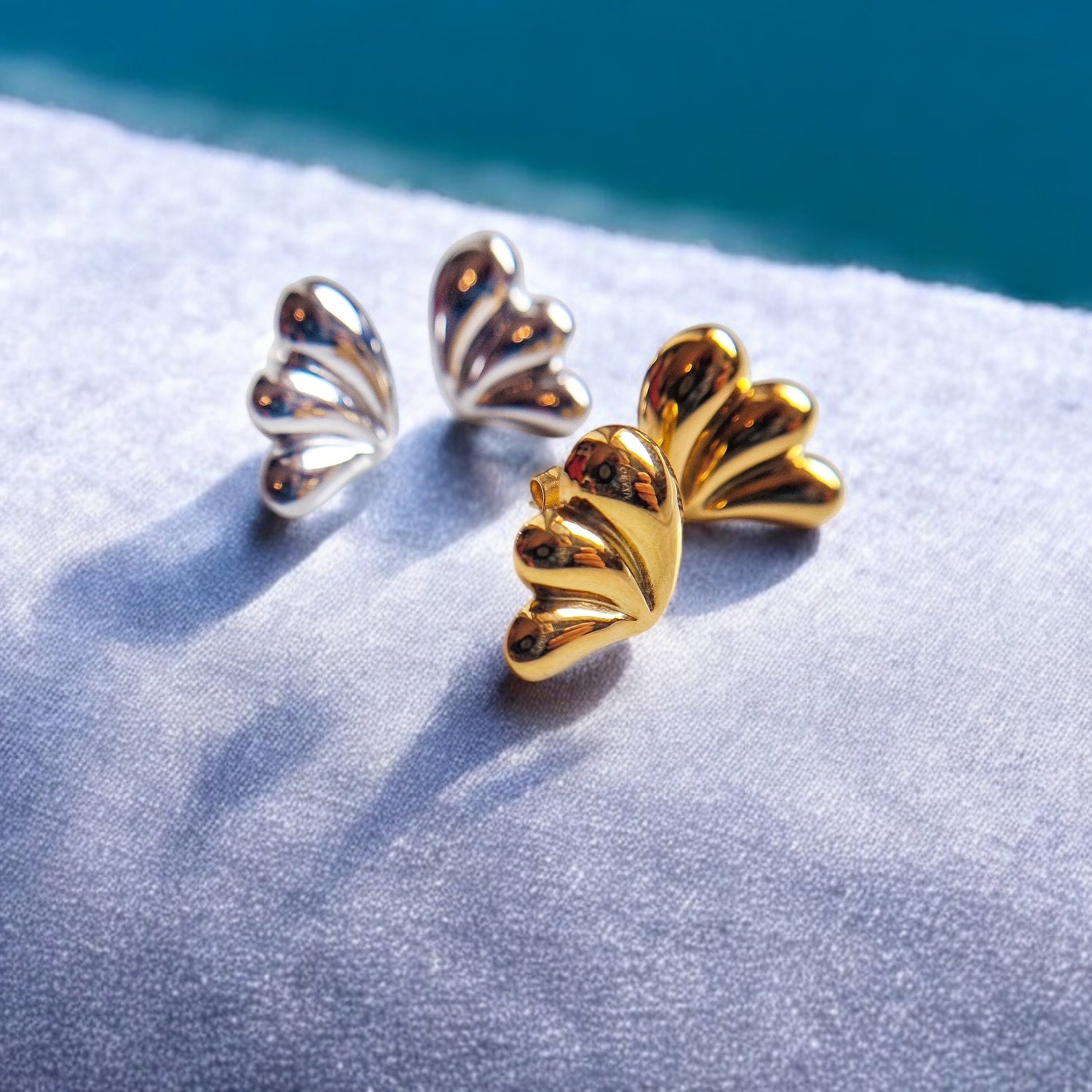 Orecchini Codine di pavone