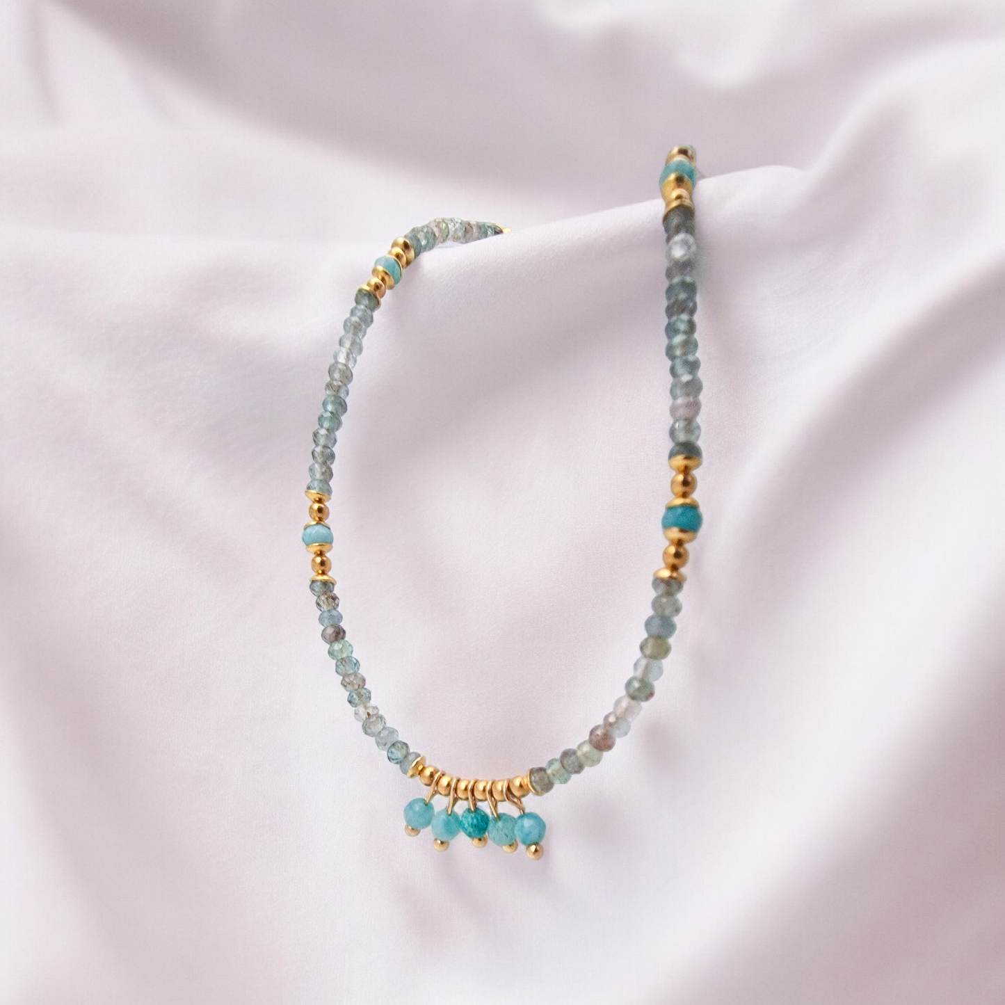 Choker Esmeralda stone