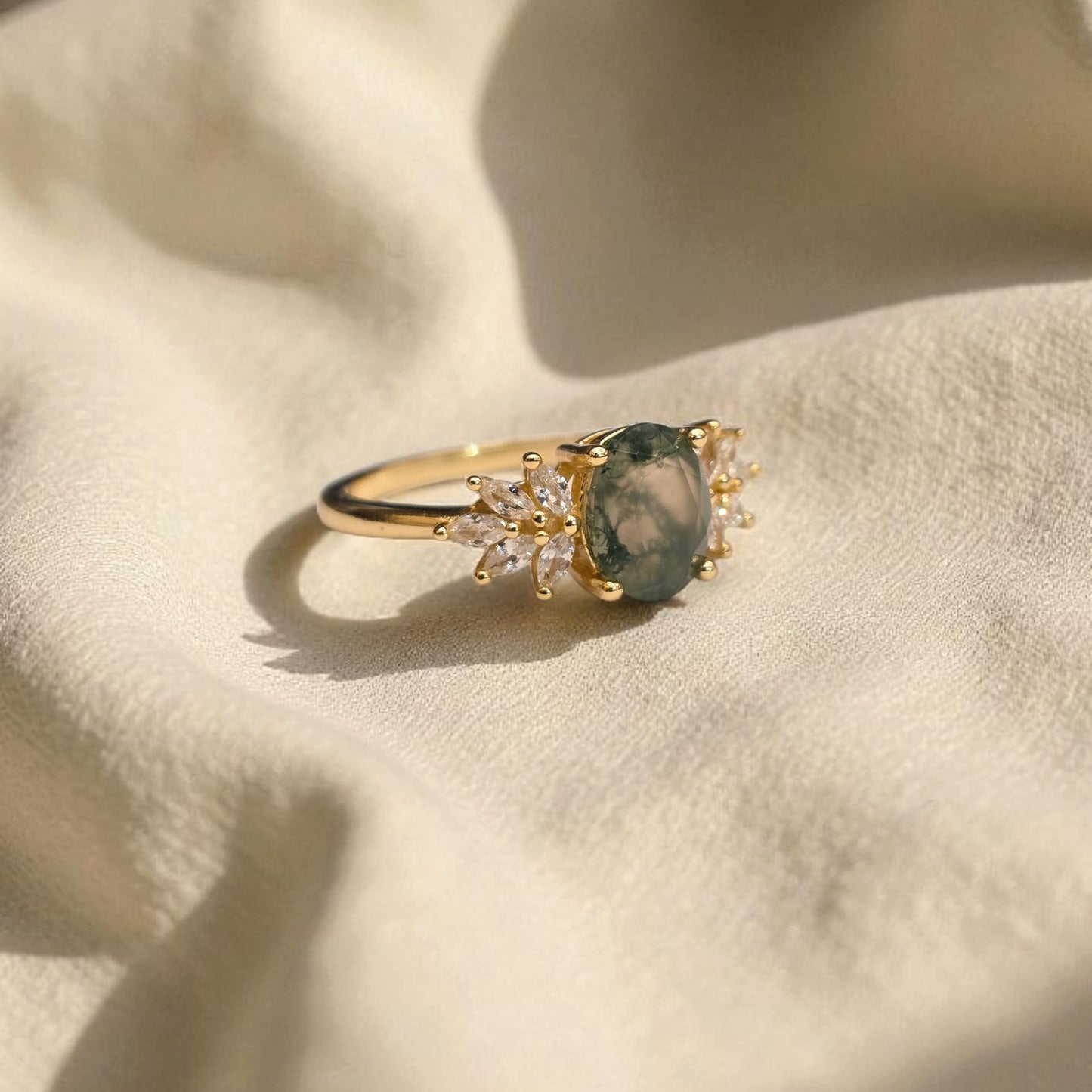 FLAMMAE Agata muschio - oro