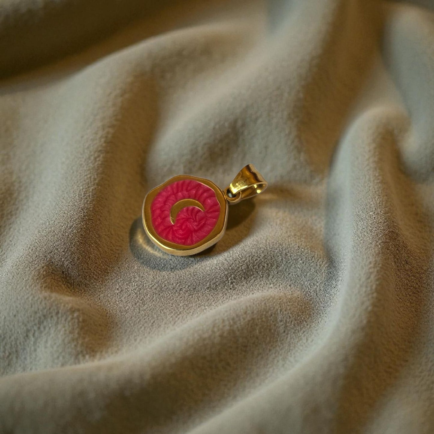 Lunetta smalto ciliegia