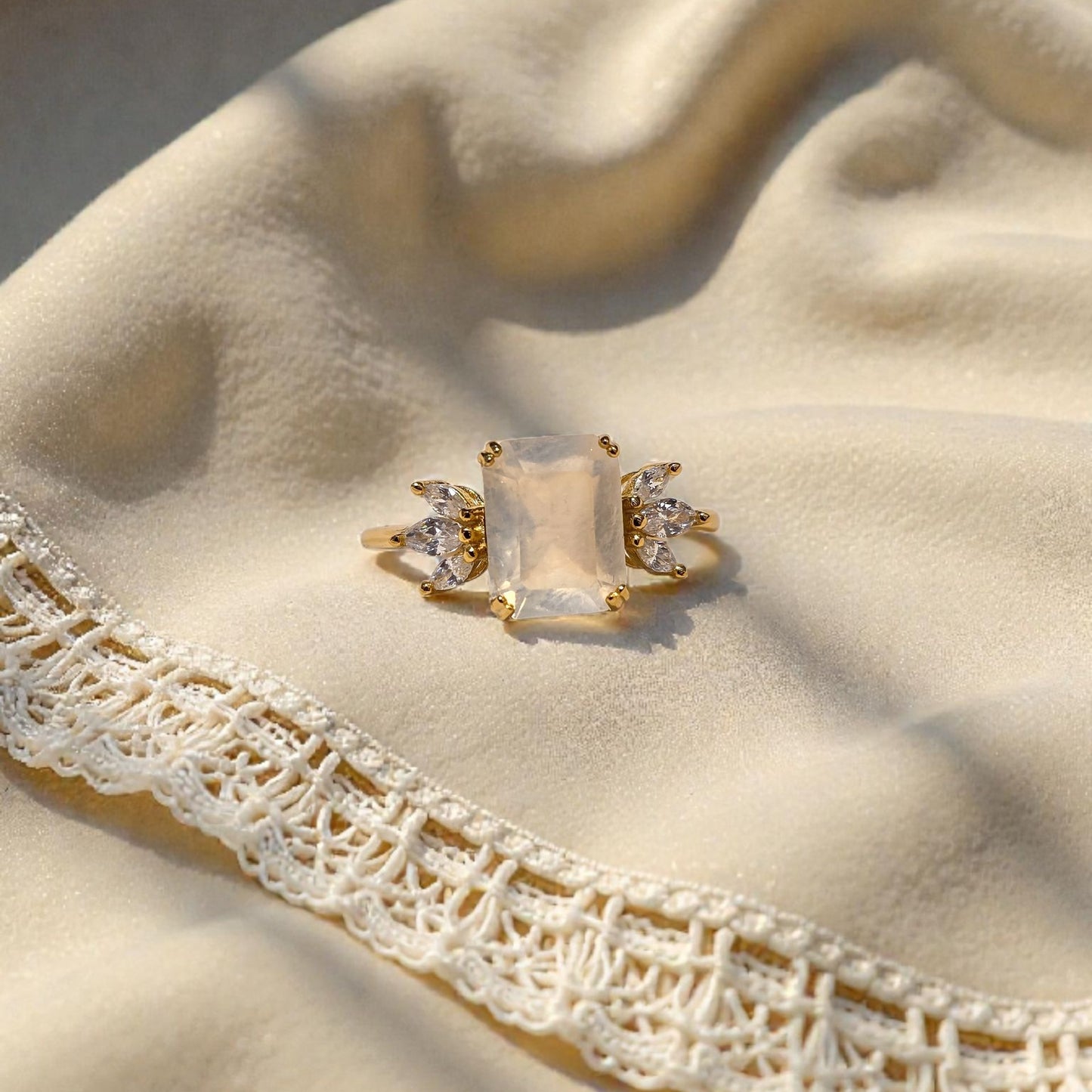 FLAMMAE pietra di Luna - oro