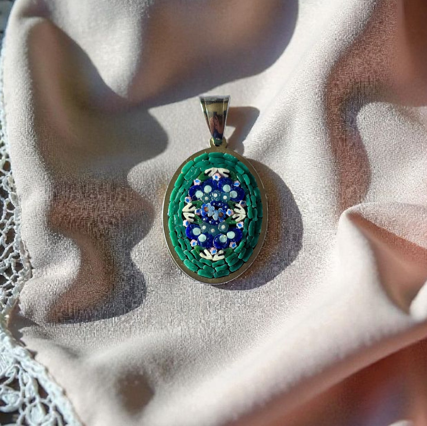 Ciondolo ottanio argento