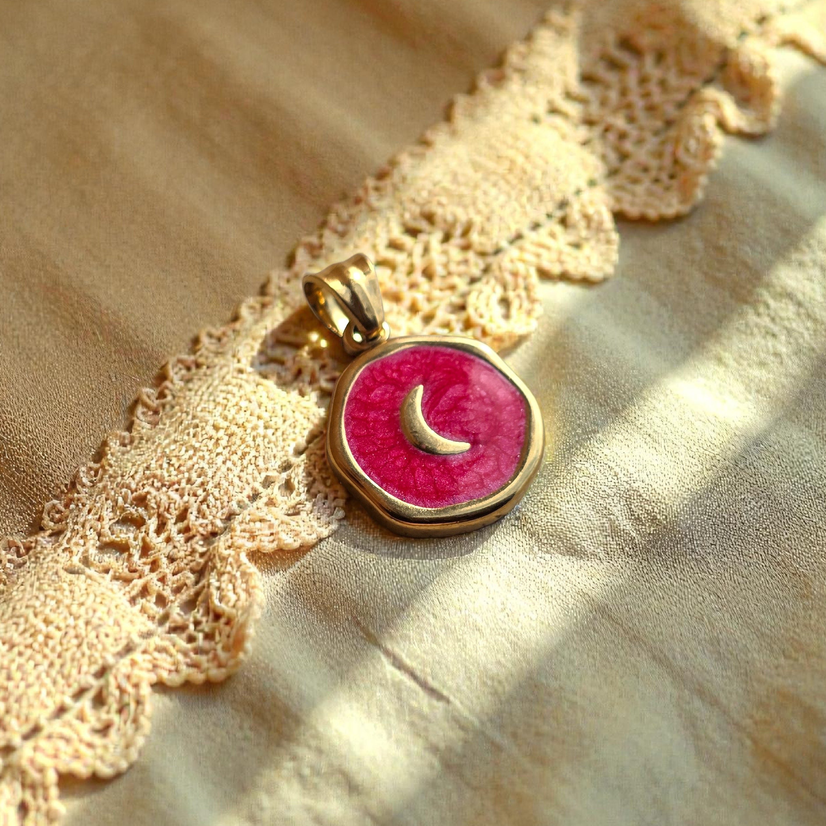 Lunetta smalto magenta