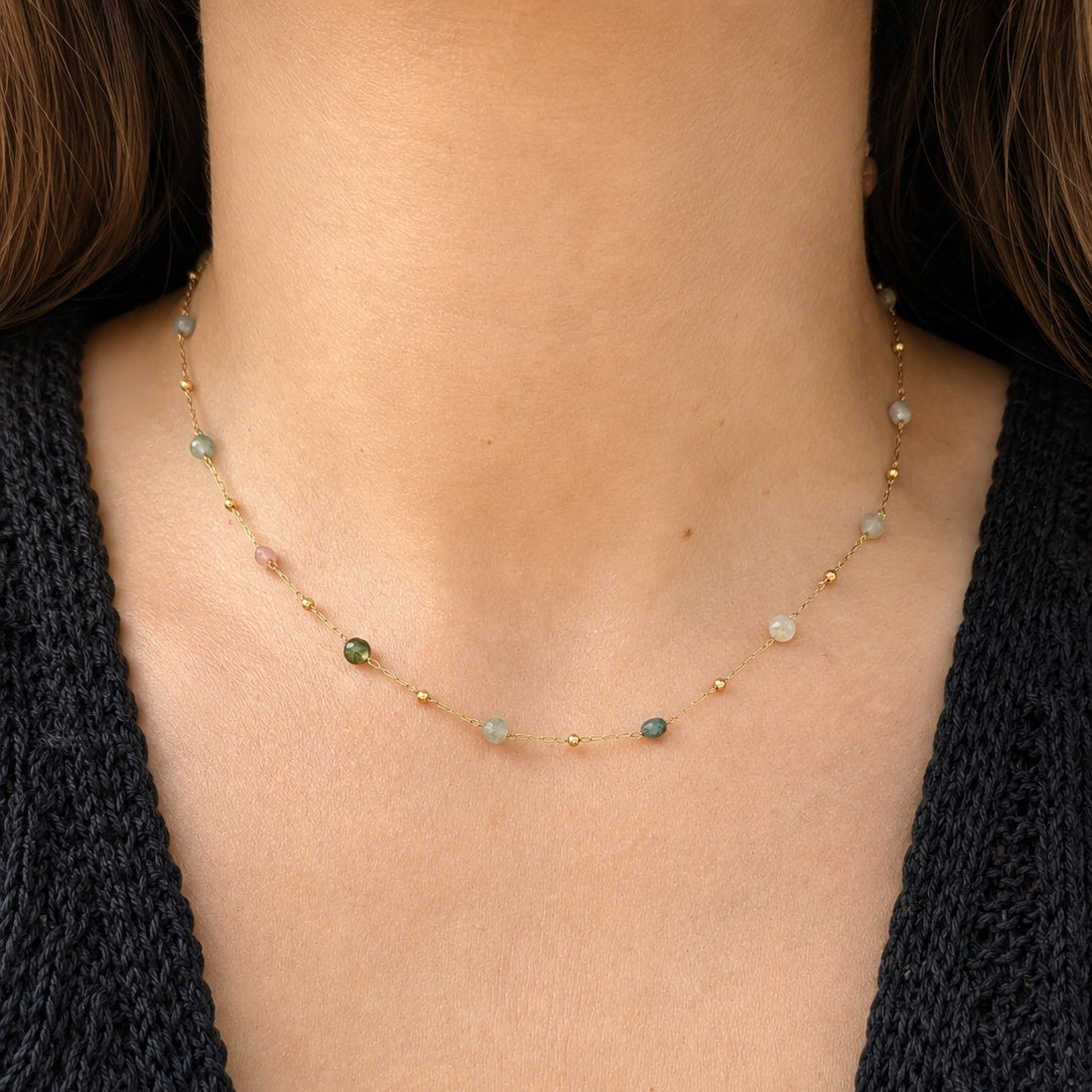 Girocollo Nerissa - pietrine dure