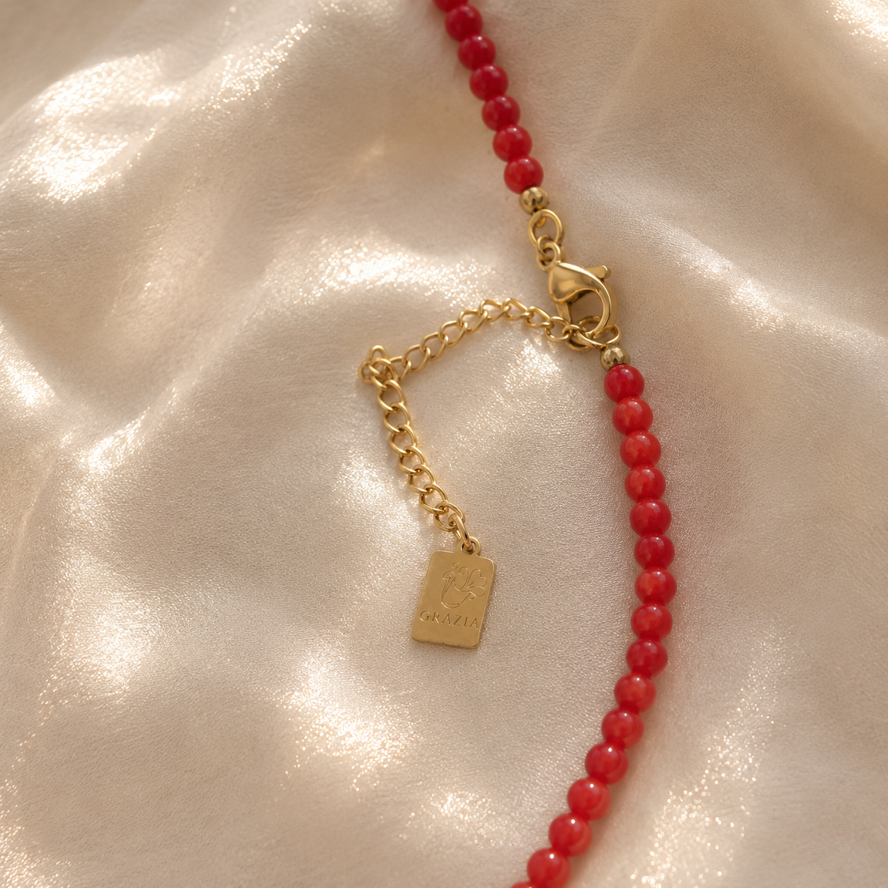 Collanina corallo rosso