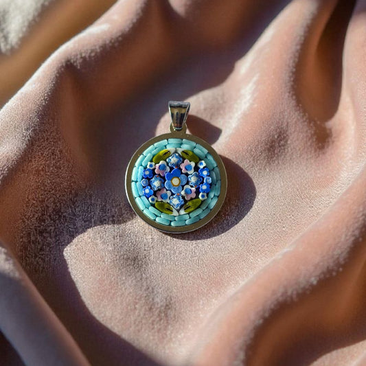 Ciondolino celeste argento