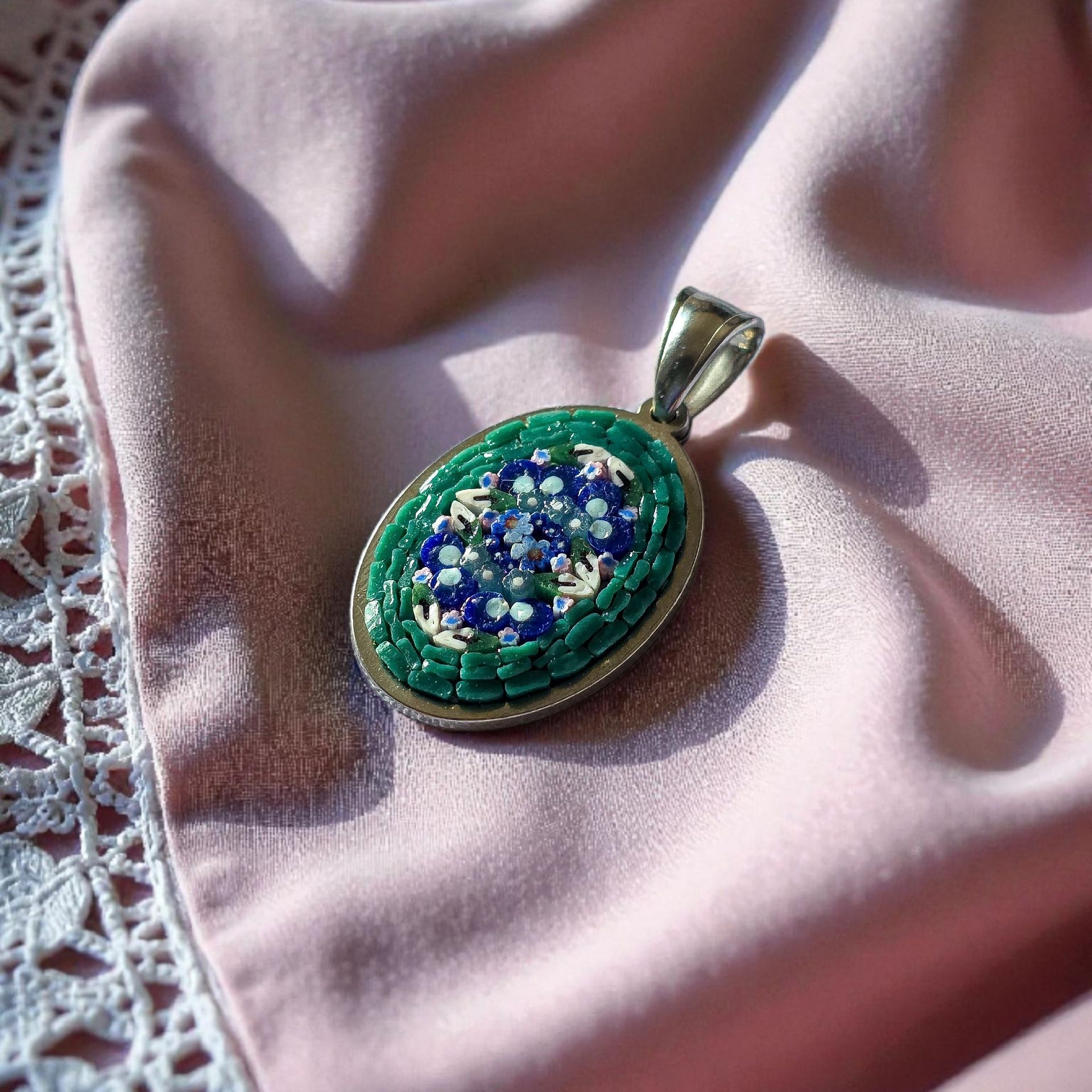 Ciondolo ottanio argento