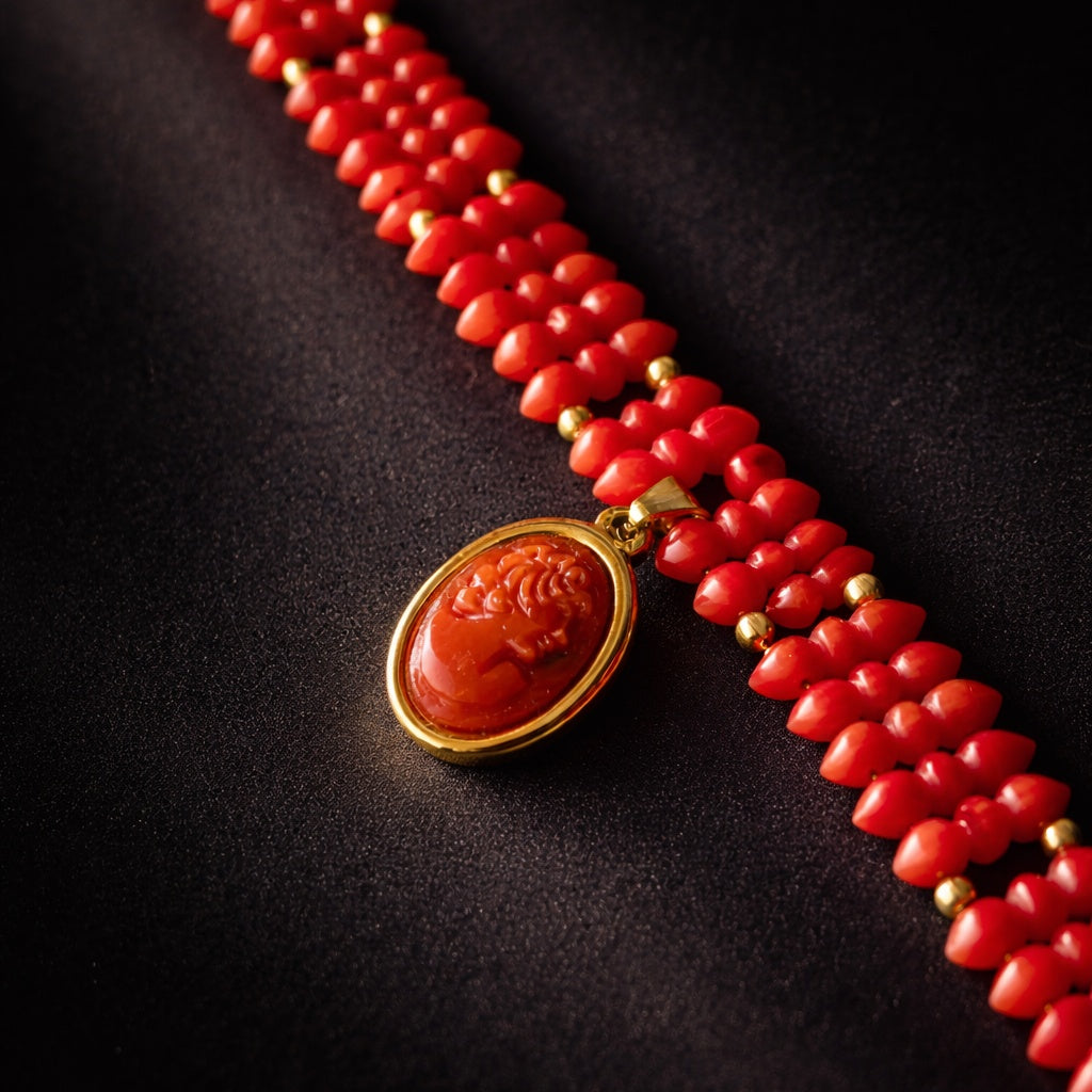 Collier Circe in corallo