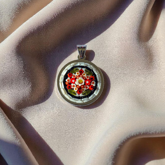 Ciondolino bianco argento