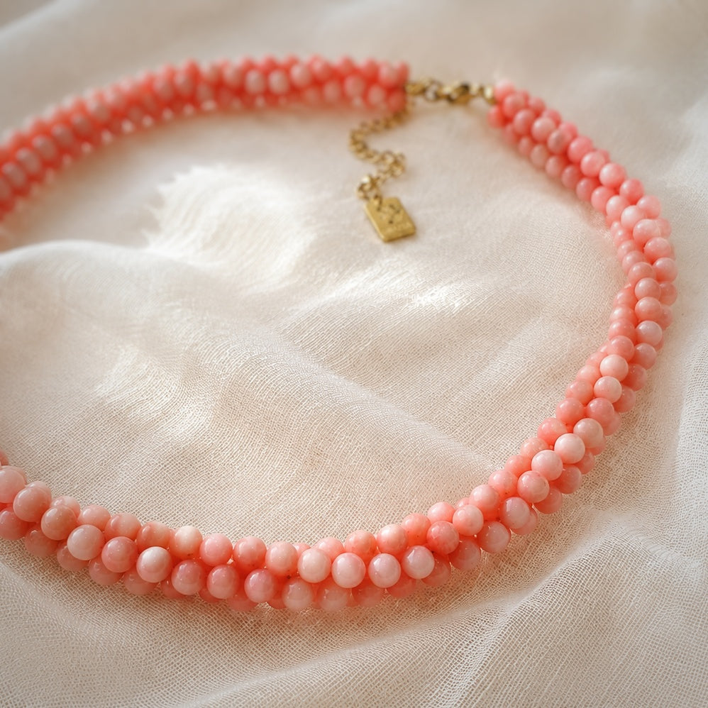 Collier TVLLIA - corallo rosa