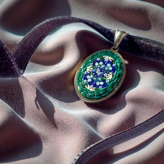 Ciondolo ottanio argento