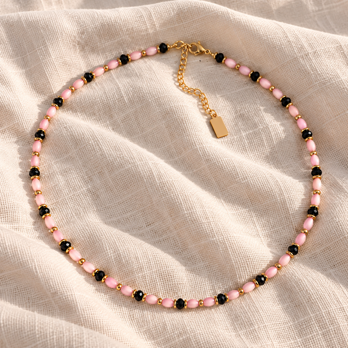 Collanina Caterina - corallo rosa