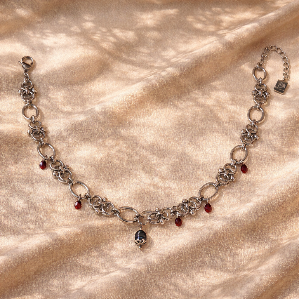 Choker Tudor - argento