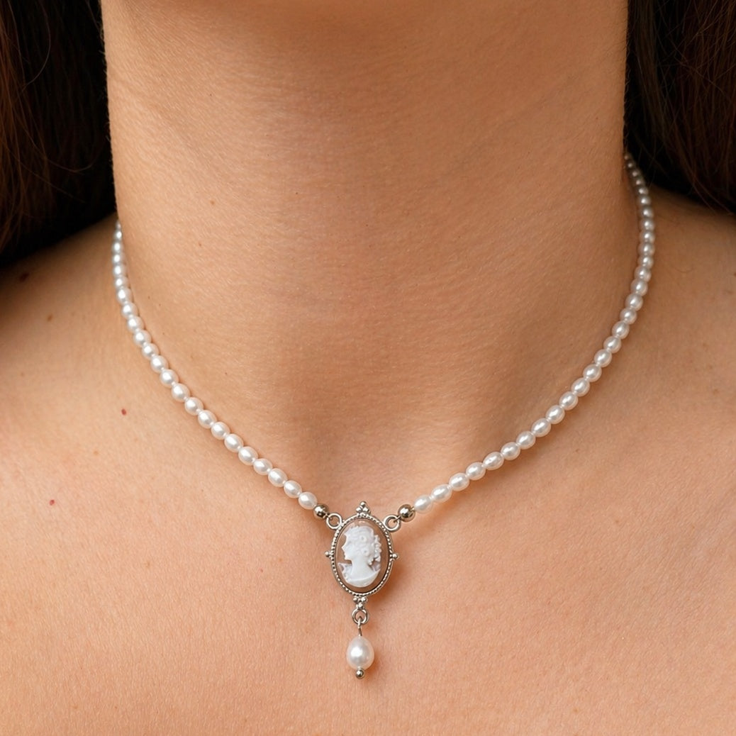 Collier Clori pendente - argento