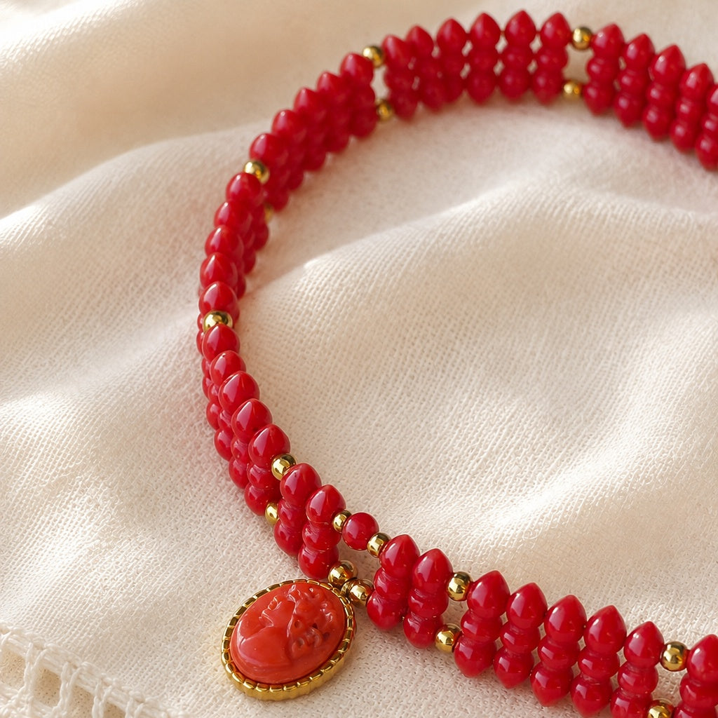 Collier Circe in corallo