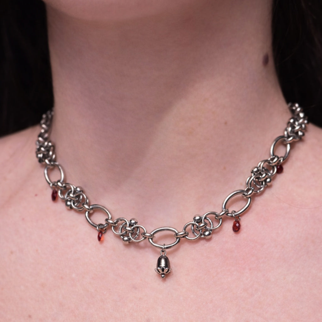 Choker Tudor - argento