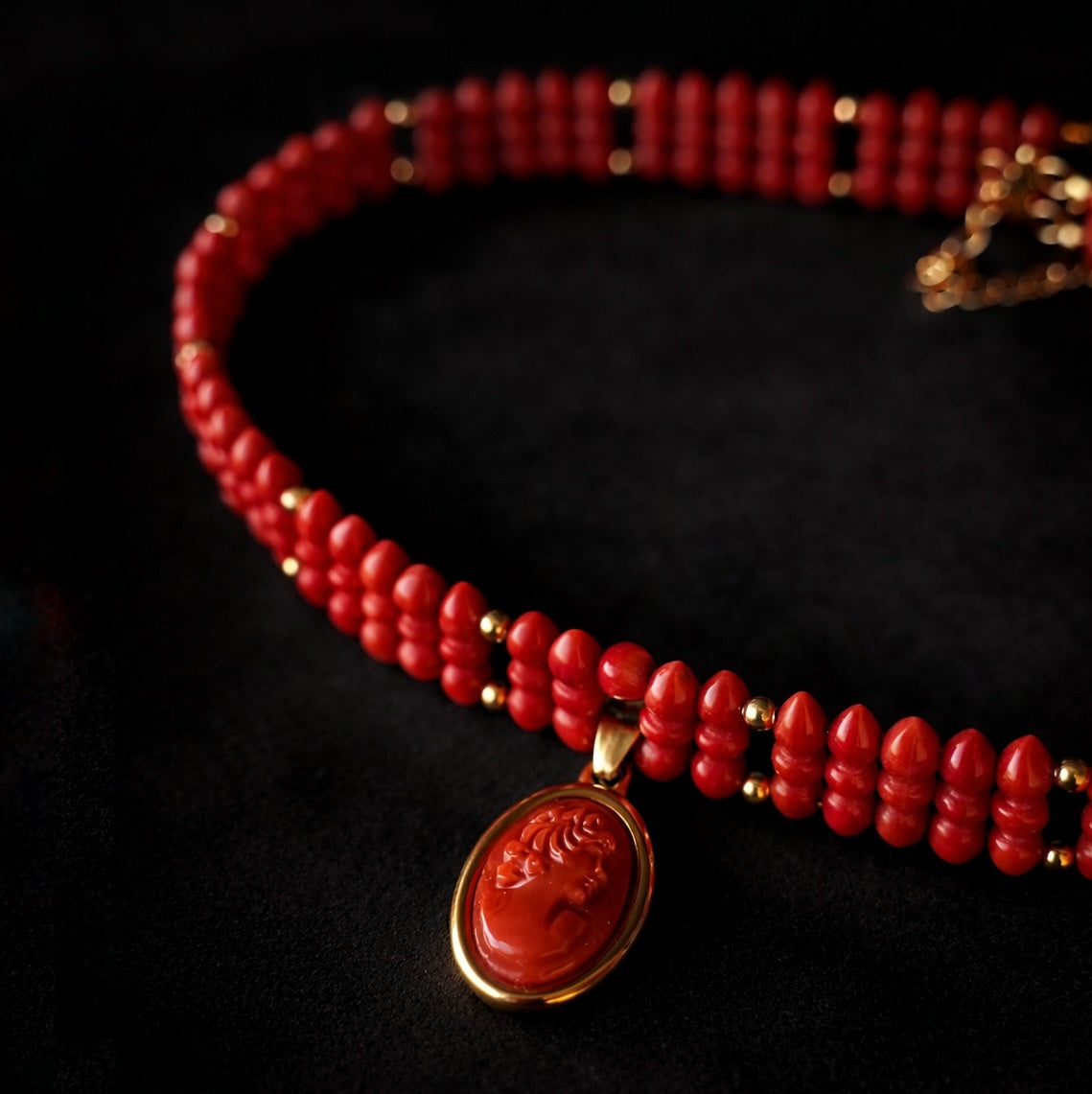 Collier Circe in corallo