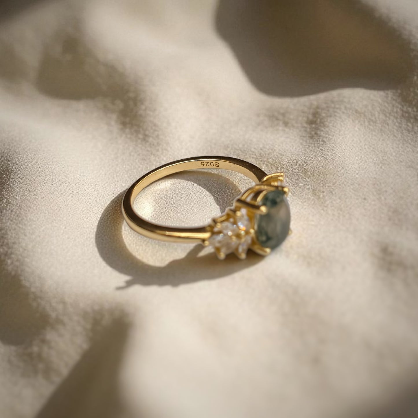 FLAMMAE Agata muschio - oro