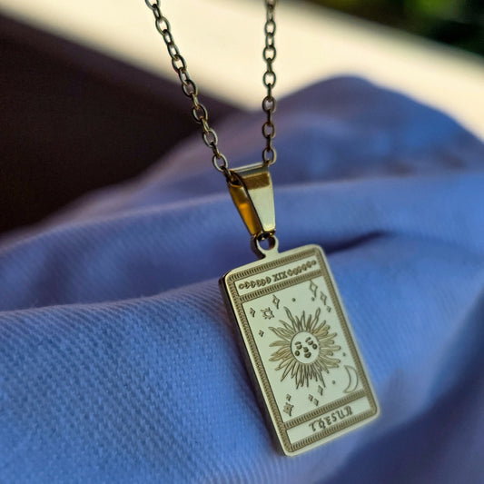 Tarot golden "The Sun"