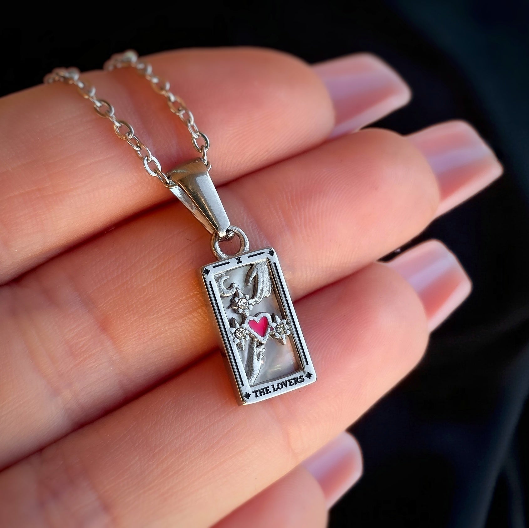 Tarot stone - argento