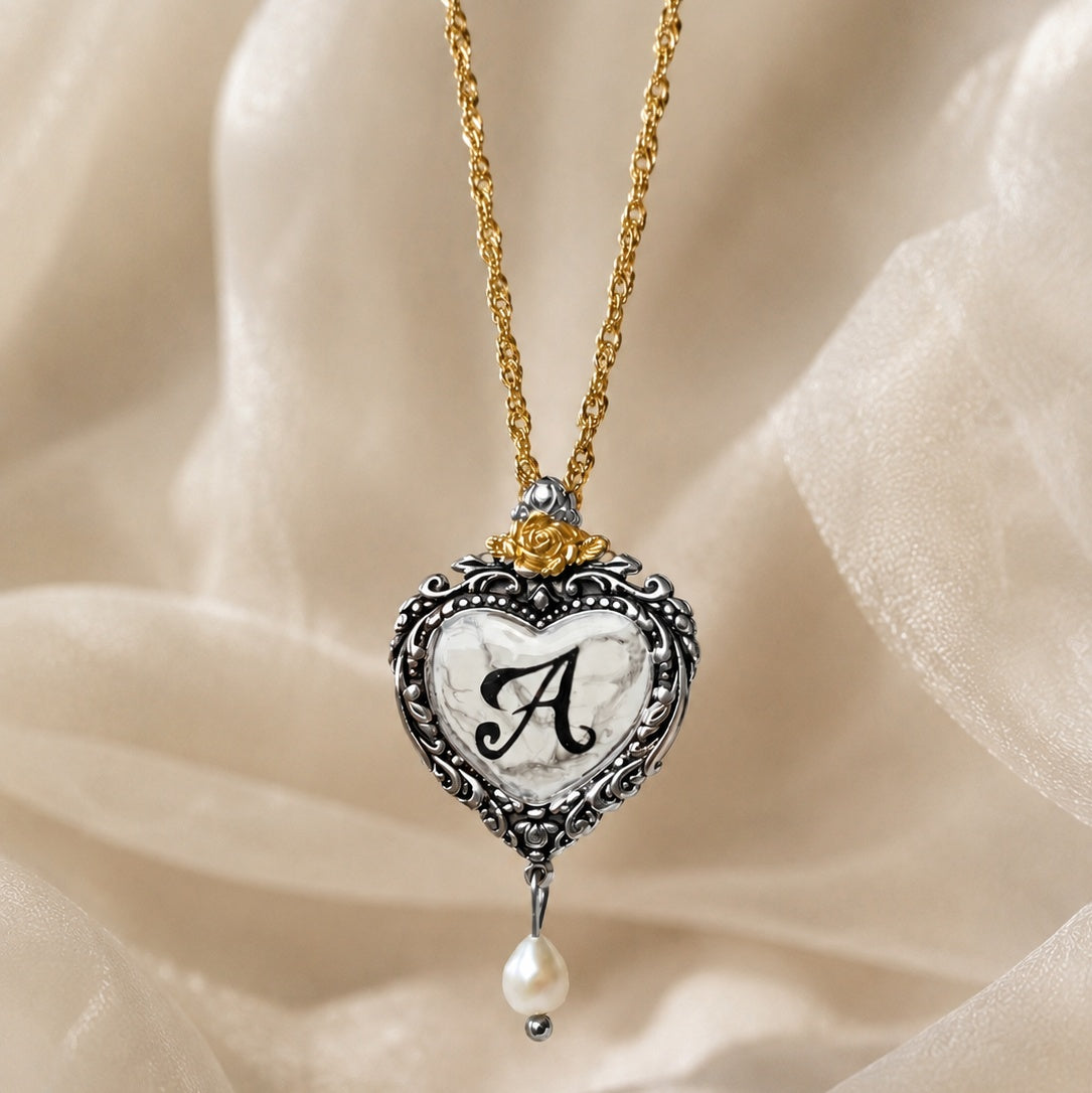 The Memory Heart - White Marble