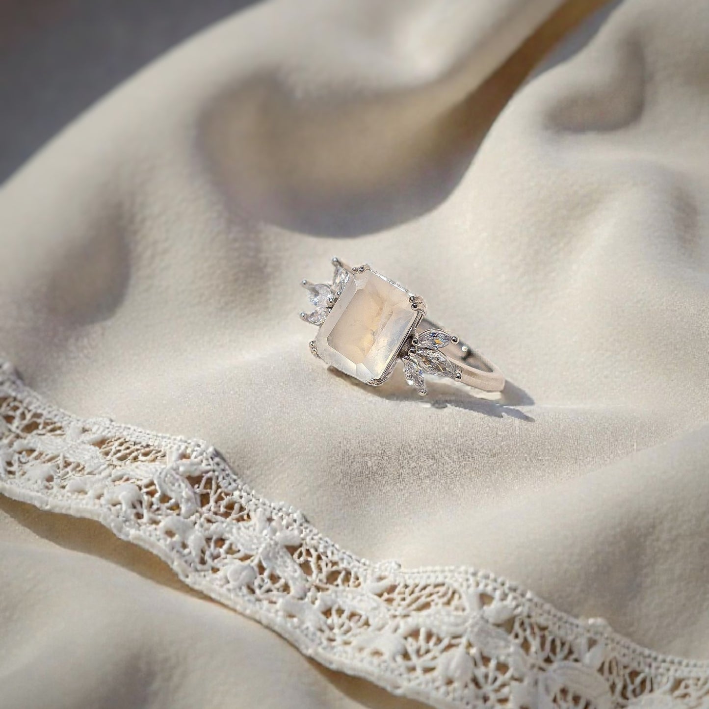 FLAMMAE pietra di Luna - argento