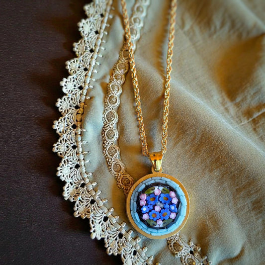 Ciondolino celeste oro